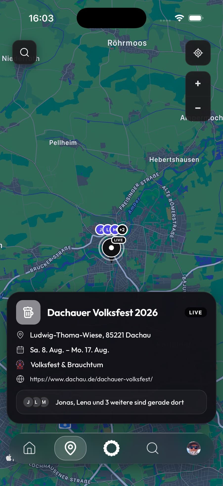 Freunde vor Ort